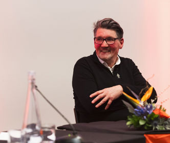 Luton Town legend Mick Harford shares career highlights at public event